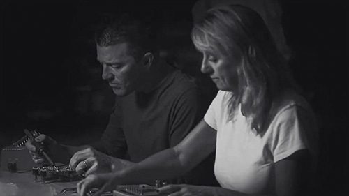 Bob and Julie Weil hand-building pedals in the early days